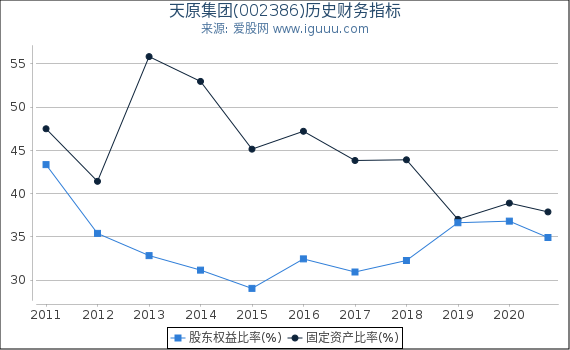 天原集团(002386)股东权益比率、固定资产比率等历史财务指标图