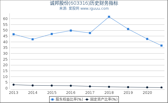 诚邦股份(603316)股东权益比率、固定资产比率等历史财务指标图 诚邦股份(603316)股东权益比率、固定资产比率等历史财务指标图
